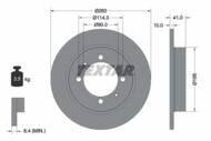 92083003 TEX - Tarcza hamulcowa TEXTAR /tył/ MITSUBISHI CARISMA/SPACE STAR 95-06