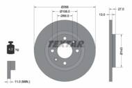 92089103 TEX - Tarcza hamulcowa TEXTAR /przód/ PSA BERLINGO/PARTNER 96-/C2/C3