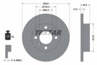 92089300 TEX - Tarcza hamulcowa TEXTAR /przód/ MITSUBISHI LANCER 1.3-1.6 16V/2.0D 92-03