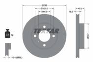 92089400 TEX - Tarcza hamulcowa TEXTAR /przód/ MITSUBISHI COLT -03/CARISMA