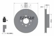 92090300 TEX - Tarcza hamulcowa TEXTAR /przód/ FIAT PALIO/WEEKEND/ALBEA