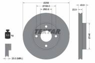 92096203 TEX - Tarcza hamulcowa TEXTAR /przód/ FORD FOCUS 98-