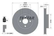 92103100 TEX - Tarcza hamulcowa TEXTAR /przód/ MAZDA 323 98-