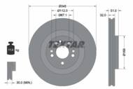 92103205 TEX - Tarcza hamulcowa TEXTAR /przód/ DB M (W163) 2.7-5.4 02.98-06.05