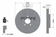 92106005 TEX - Tarcza hamulcowa TEXTAR /przód/ DB W203/W210/R170/R171 95-11