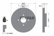 92110100 TEX - Tarcza hamulcowa TEXTAR /przód/ HONDA ACCORD 98-