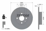 92111003 TEX - Tarcza hamulcowa TEXTAR /tył/ GM CORSA C