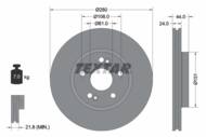 92113803 TEX - Tarcza hamulcowa TEXTAR /przód/ RENAULT LAGUNA 95-/ESPACE 96- 280MM