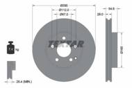 92115105 TEX - Tarcza hamulcowa TEXTAR /przód/ DB W211 02-09