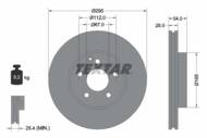 92115205 TEX - Tarcza hamulcowa TEXTAR /przód/ DB W211/S211 02-09