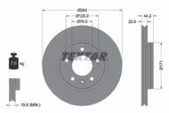 92121403 TEX - Tarcza hamulcowa TEXTAR /tył/ VAG T5 03- 294MM