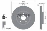 92125000 TEX - Tarcza hamulcowa TEXTAR /przód/ HONDA CIVIC 01- TYPE-R