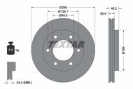 92128803 TEX - Tarcza hamulcowa TEXTAR /przód/ MITSUBISHI PAJERO 00-