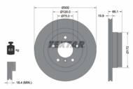 92133003 TEX - Tarcza hamulcowa TEXTAR /tył/ BMW E87 116-130/E90 316-320 300X20