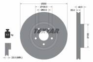 92141305 TEX - Tarcza hamulcowa TEXTAR /przód/ FORD C-MAX/FOCUS/TRANSIT 03-