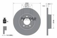 92157100 TEX - Tarcza hamulcowa TEXTAR /tył/ FIAT SCUDO 07-