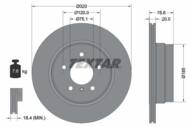 92161103 TEX - Tarcza hamulcowa TEXTAR /tył/ BMW X5/X6 07- 320MM