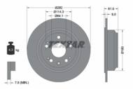 92165803 TEX - Tarcza hamulcowa TEXTAR /tył/ HONDA ACCORD 03- KOMBI