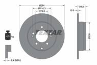 92166600 TEX - Tarcza hamulcowa TEXTAR /tył/ HYUNDAI SONATA 05-/GRANDEUR 11-/IX35 13-/KIA OPTIMA 10-