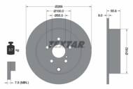 92170403 TEX - Tarcza hamulcowa TEXTAR /tył/ TOYOTA PRIUS 1.5 HYBRID 03-09