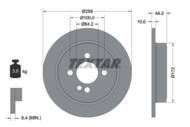 92175003 TEX - Tarcza hamulcowa TEXTAR /tył/ MINI COOPER 06-