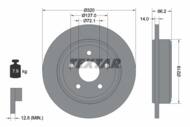 92177403 TEX - Tarcza hamulcowa TEXTAR /tył/ JEEP GRAND CHEROKEE/COMMANDER 05-10