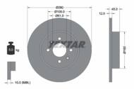 92181203 TEX - Tarcza hamulcowa TEXTAR /tył/ RENAULT KANGOO 00- 4X4