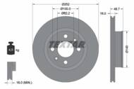 92196503 TEX - Tarcza hamulcowa TEXTAR /przód/ HYUNDAI I10 1.0-1.2 13-