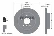 92196605 TEX - Tarcza hamulcowa TEXTAR /tył/ BMW Z4 2.0-3.0 09-