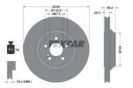 92197903 TEX - Tarcza hamulcowa TEXTAR /tył/ DB W221/C216 S 600 5.5 05-13