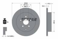 92222200 TEX - Tarcza hamulcowa TEXTAR /tył/ SUZUKI GRAND VITARA 05-