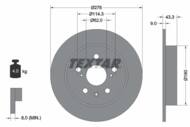 92225303 TEX - Tarcza hamulcowa TEXTAR /tył/ SUZUKI SX4 1.5-2.0 DDIS 06-