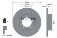 92230503 TEX - Tarcza hamulcowa TEXTAR /tył/ LAND ROVER DEFENDER 2.2-3.9 4X4 90-