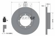 92230803 TEX - Tarcza hamulcowa TEXTAR /tył/ GM MOVANO 2.3 CDTI 10-