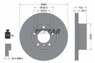 92238505 TEX - Tarcza hamulcowa TEXTAR /przód/ BMW 1/3/4 1.6-2.0 10-