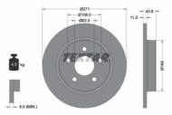 92239003 TEX - Tarcza hamulcowa TEXTAR /tył/ FORD FOCUS 11-