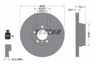 92242005 TEX - Tarcza hamulcowa TEXTAR /przód/ BMW 2/3/4 2.0-3.0 11-