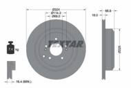 92242603 TEX - Tarcza hamulcowa TEXTAR /tył/ HYUNDAI IX55 3.0-3.8 08-