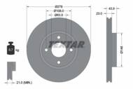 92252403 TEX - Tarcza hamulcowa TEXTAR /przód/ FORD FIESTA 12-/B-MAX