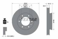 92253403 TEX - Tarcza hamulcowa TEXTAR /przód/ FORD RANGER  11-