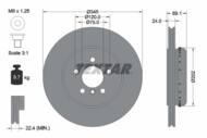 92253925 TEX - Tarcza hamulcowa TEXTAR /tył/ BMW 5/6/7 10-