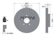 92257403 TEX - Tarcza hamulcowa TEXTAR /przód/ MAZDA 6/CX-5 11-