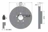 92257503 TEX - Tarcza hamulcowa TEXTAR /przód/ DB W246/W176 A/B-KLASA 11- SPORT