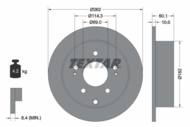 92269403 TEX - Tarcza hamulcowa TEXTAR /tył/ MITSUBISHI GALANT 2.4 03-