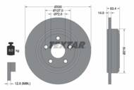 92274703 TEX - Tarcza hamulcowa TEXTAR /tył/ JEEP GRAND CHEROKEE 10-