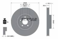 92282605 TEX - Tarcza hamulcowa TEXTAR /przód/ VAG A4/A5 2.0-3.0 TDI/TFSI 15-