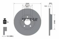 92282803 TEX - Tarcza hamulcowa TEXTAR /tył/ VAG A4 2.0-3.0 TDI/TFSI 15-