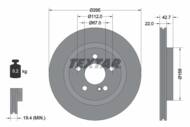 92286903 TEX - Tarcza hamulcowa TEXTAR /tył/ DB C117/X117 2.0-2.2 CDI 14-