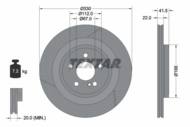 92290605 TEX - Tarcza hamulcowa TEXTAR /tył/ DB W176/C117/X117/X156 2.0 4-MATIC 13-