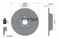 92292503 TEX - Tarcza hamulcowa TEXTAR /tył/ FORD KUGA 1.5-2.0 TDCI 13-